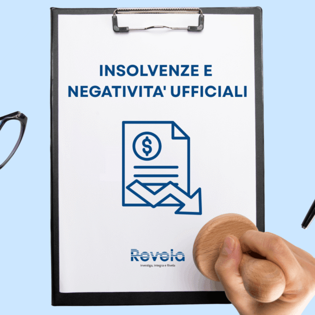 Verifica protesti e pregiudizievoli con Revela