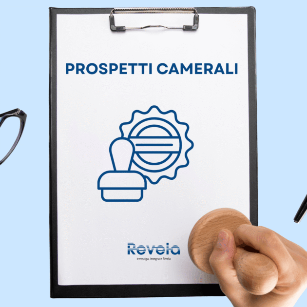 Prospetti camerali ufficiali per analisi societarie